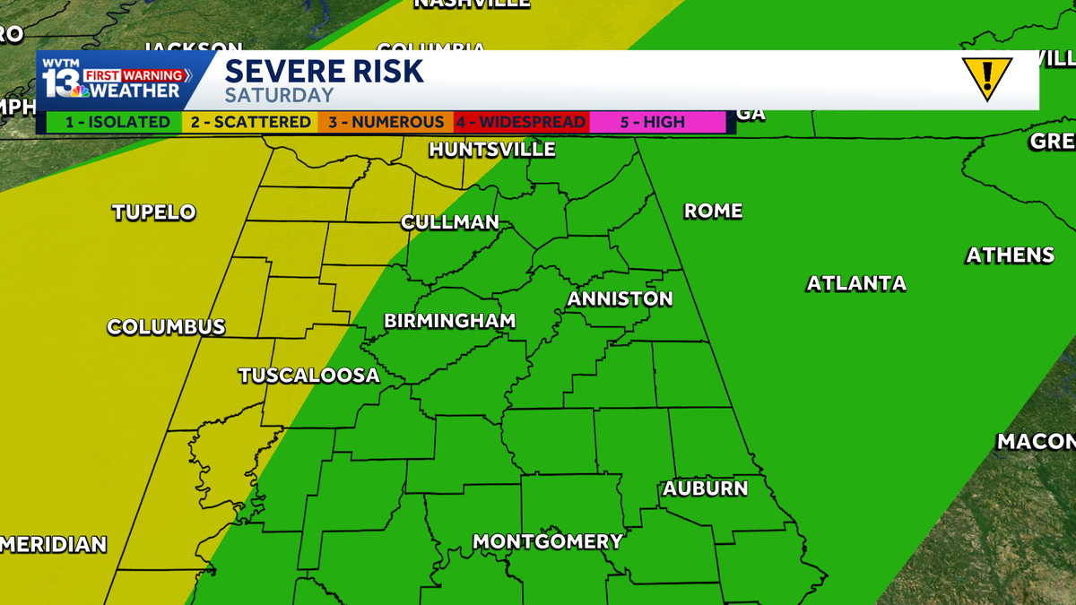 Alabama weather forecast: Heavy weekend storms - WVTM