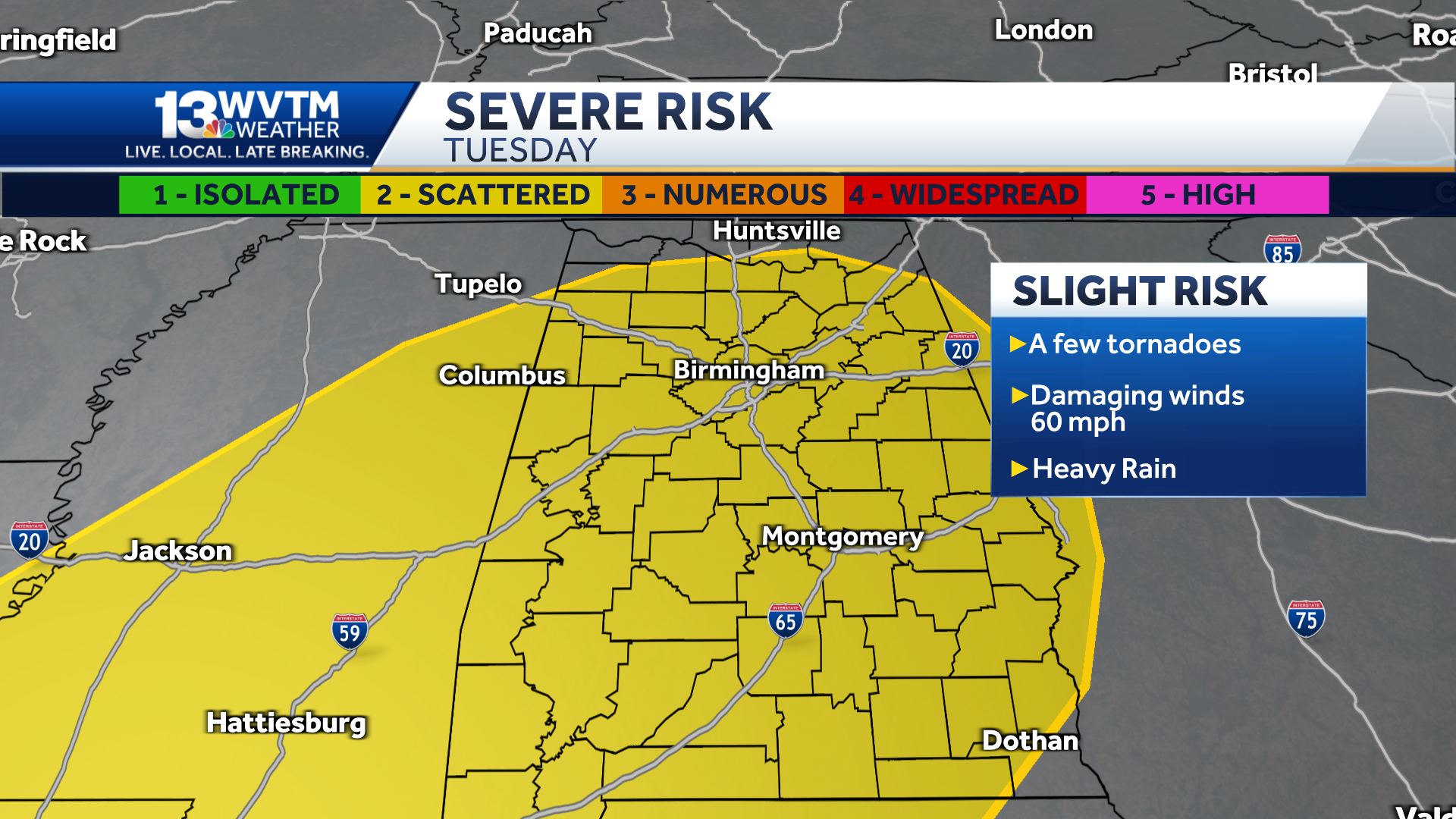 Two Rounds Of Heavy Rain On The Way For Alabama