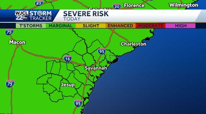 Storms stay in the forecast for the last week of May - WJCL