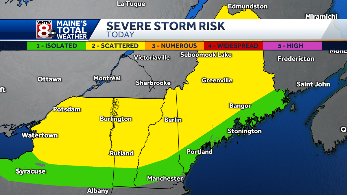 TOTAL WEATHER ALERT Strong storms moving into western Maine