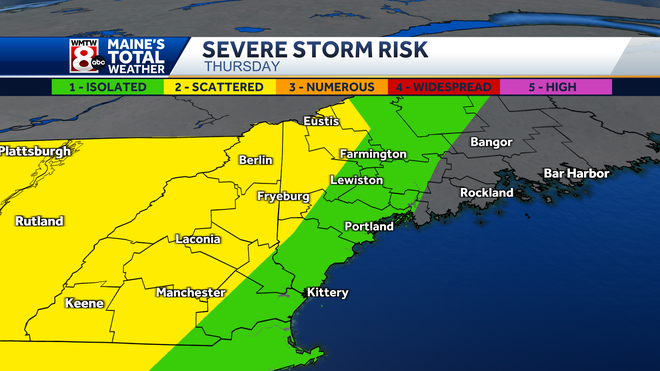 Dense Fog Advisory in effect, severe t-storms possible Thurs evening