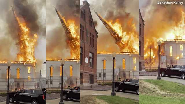 Lightning strike sparked fire that destroyed Spencer church - Vimarsana News