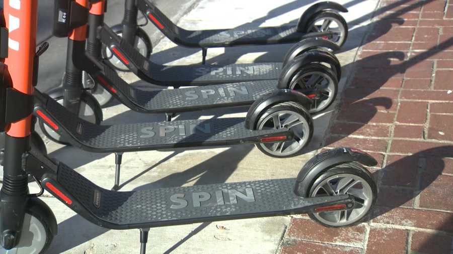 Spin, dockless scooters