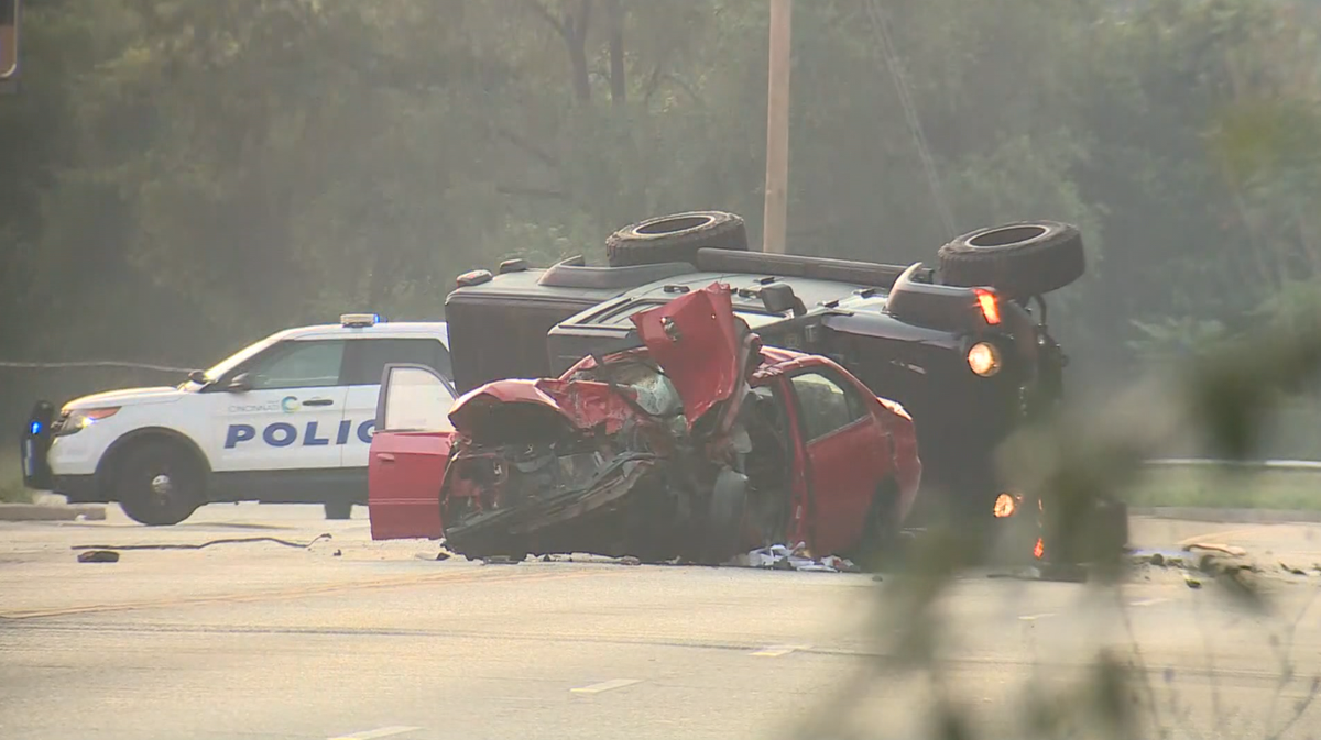 Police: 2 hospitalized after rollover crash in Northside
