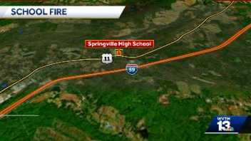 Small fire at Springville High School prompts evacuation