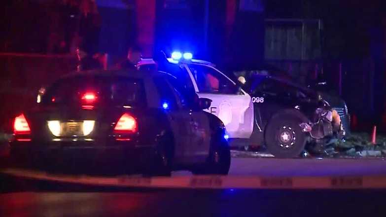 Milwaukee police squad car involved in crash on north side