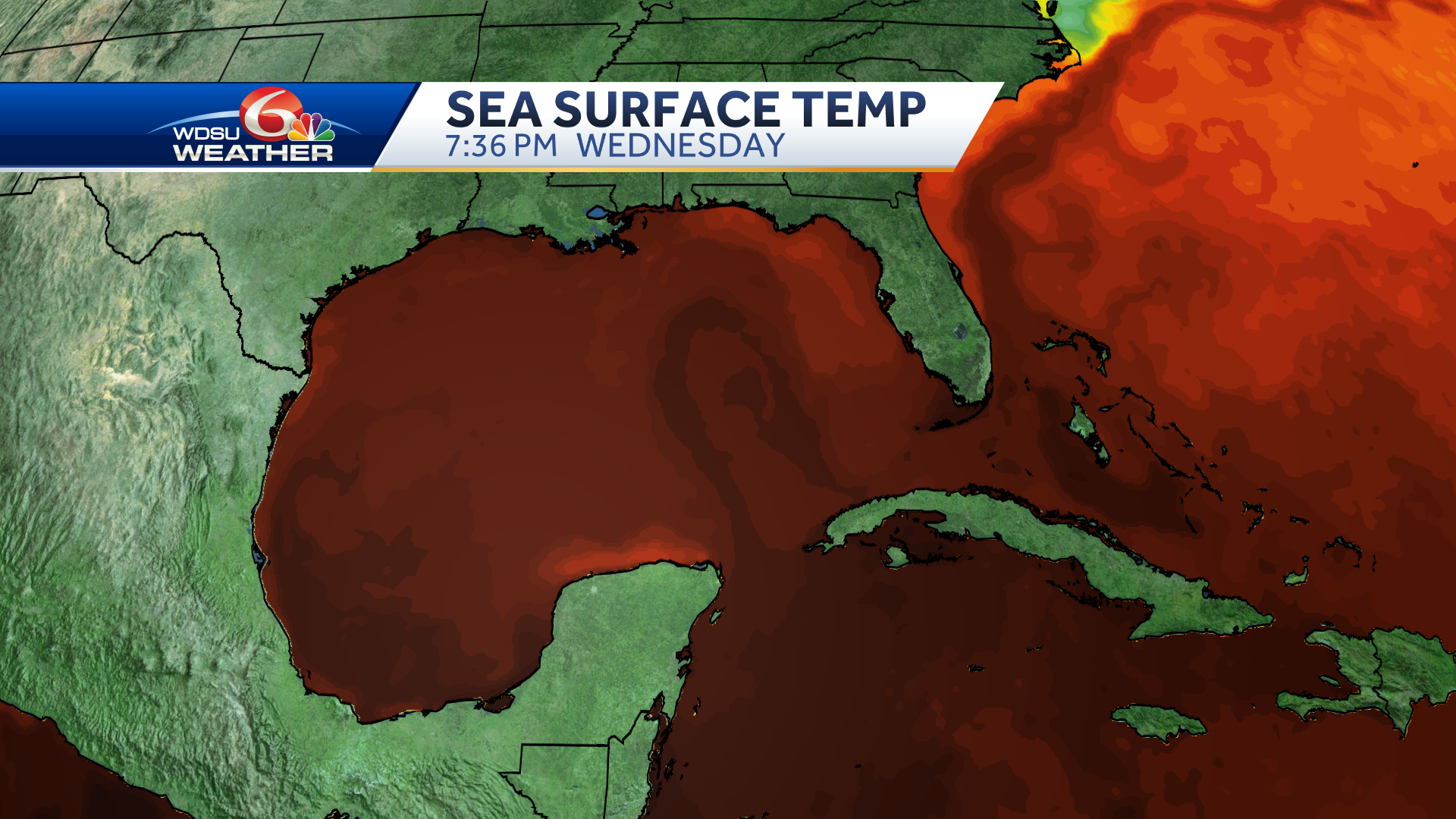 Warm Water Loop In The Gulf Of Mexico Can Aid Hurricane Formation