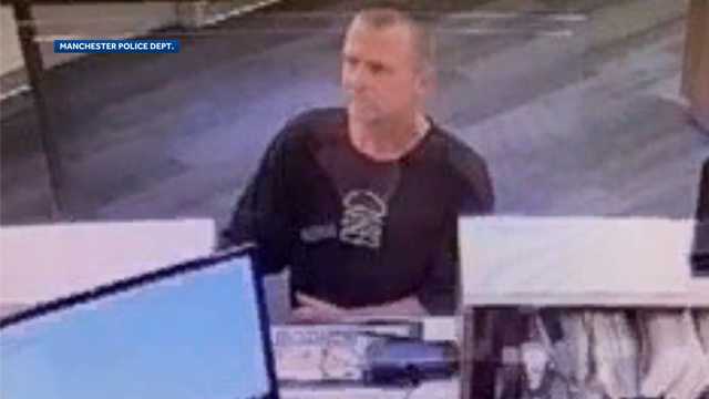 Manchester police searching for man accused of robbing bank - Vimarsana News