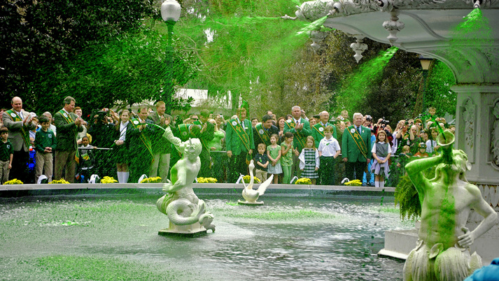 history of st. patrick's day in savannah