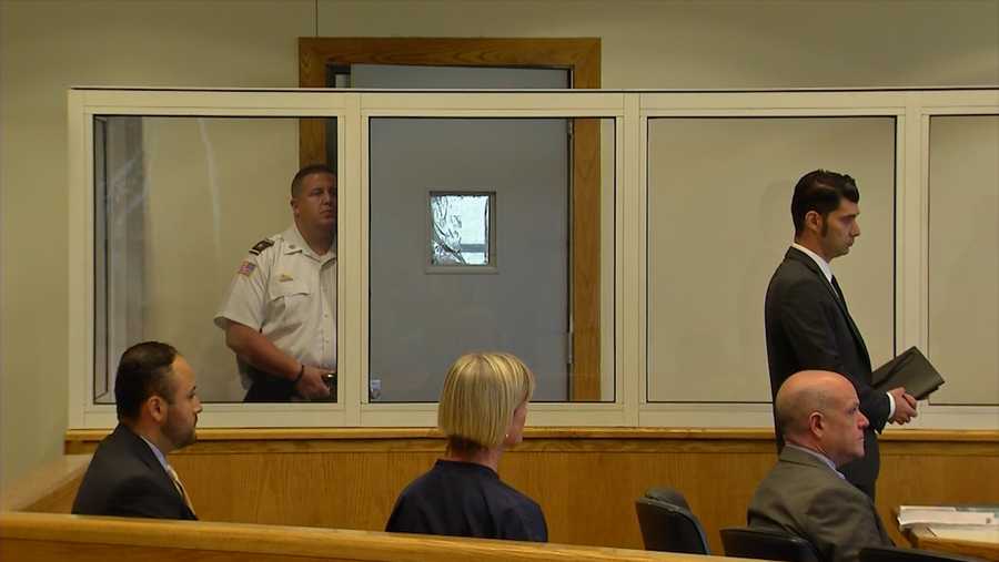 Stabbing suspect McKinley Archie concealed behind door in court