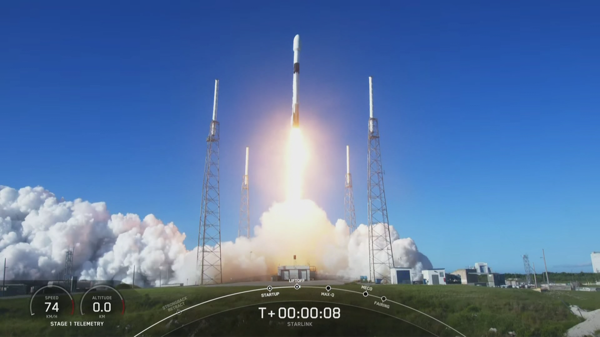 SpaceX voert een missie uit om het internationale ruimtestation ISS te bevoorraden