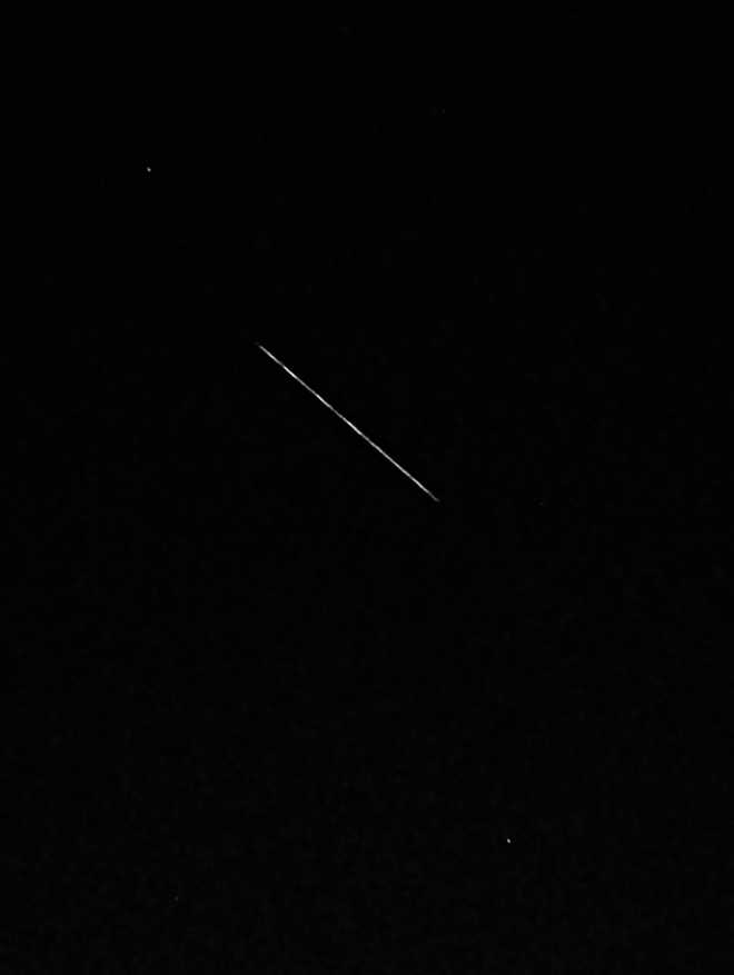 North Carolina: SpaceX Starlink Satellites light up skies