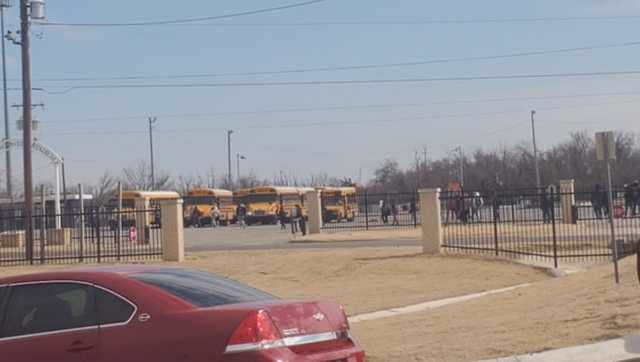 Star Spencer High School was evacuated as a precaution Thursday morning after someone made a bomb threat, according to the Oklahoma County Sheriff's Office.