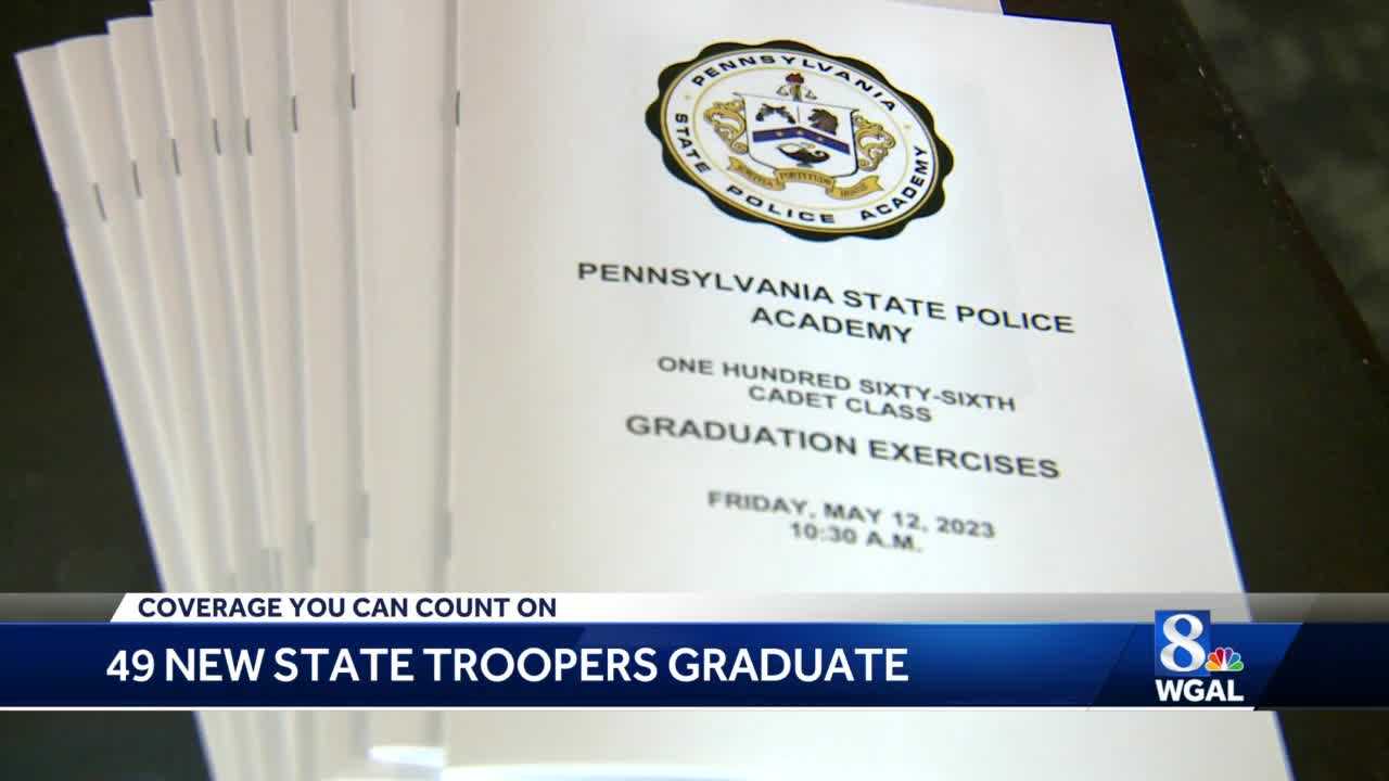 PA State Police Welcomed 49 Troopers From The 166th Class On Friday