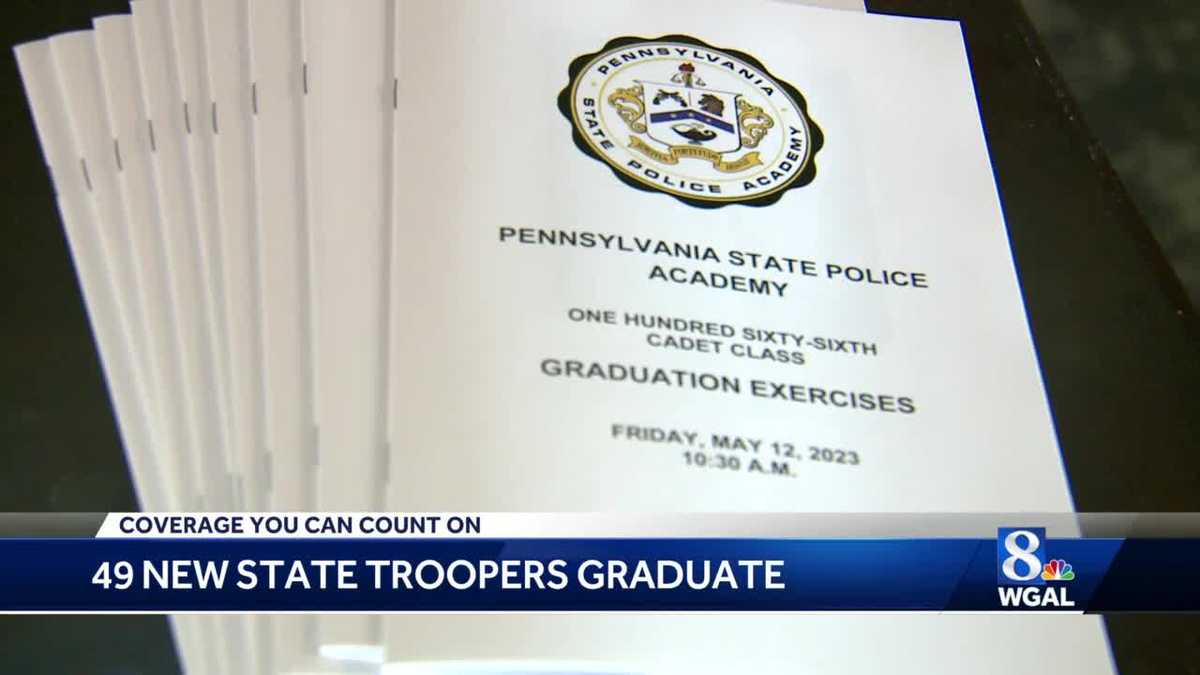 PA State Police 49 troopers from the 166th class on Friday