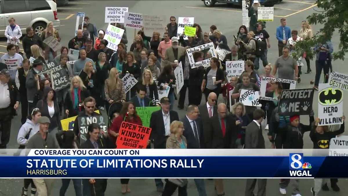 Child sex abuse victims march to end statute of limitations