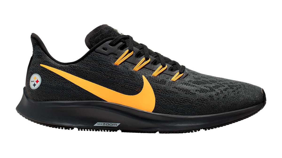 STEELERS: Nike releases new Air Zoom Pegasus 36 Pittsburgh Steelers running  shoes