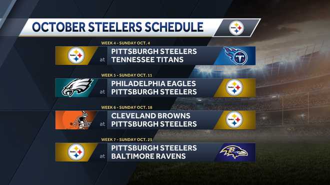 2020 Steelers Schedule Leaks - UPDATING - Steelers Depot