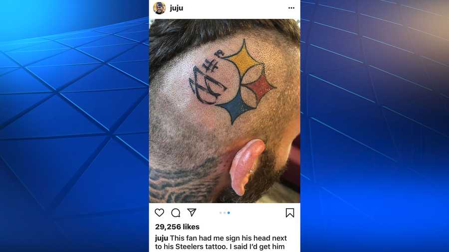 Head tattoo leads to season tickets for Steelers superfan