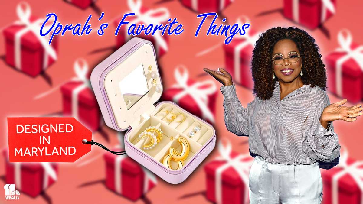 Oprah's Favorite Things features jewelry designed in Maryland