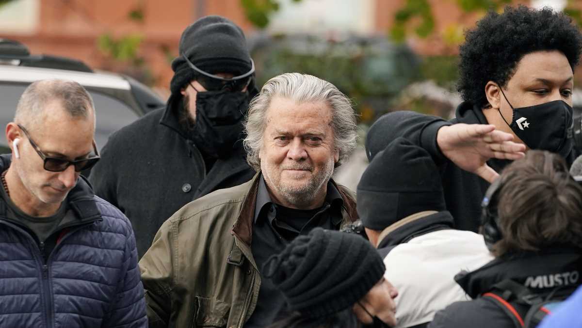 Trump Ally Steve Bannon Appears In Court For Defying Jan 6 Panel 