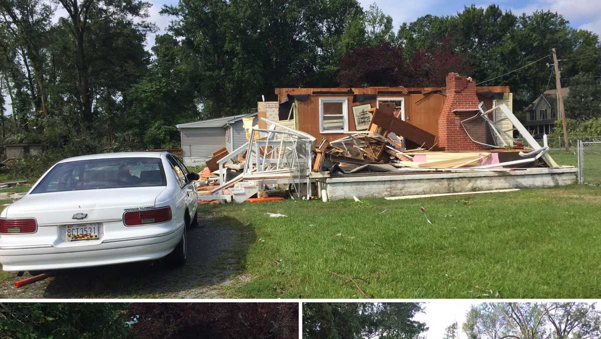 PHOTOS: Damage extensive after tornado touches down in Queen Anne's County