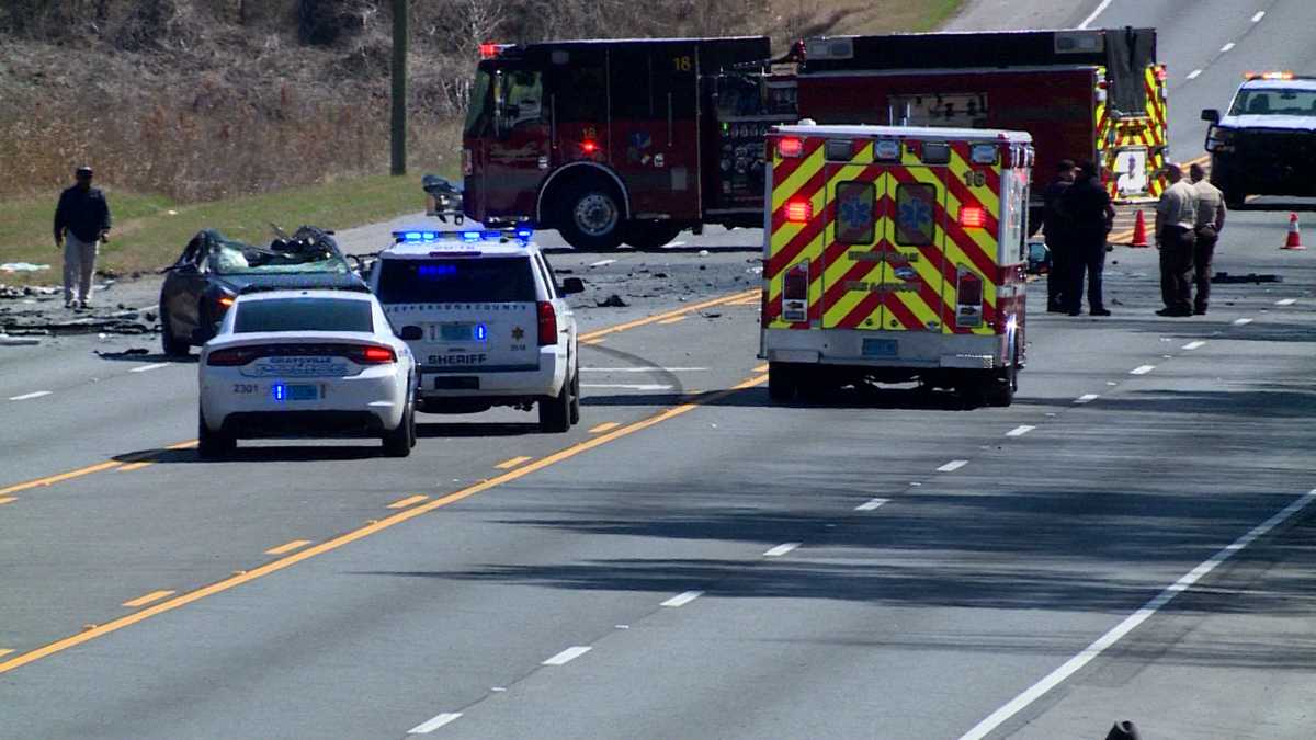 2 victims identified in 5-car crash in Birmingham