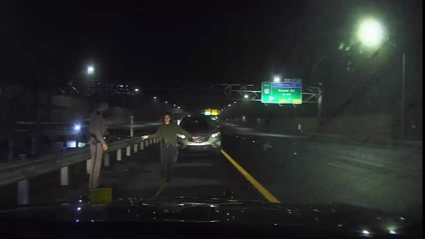 DUI suspect on video going wrong way on SR 408, FHP says