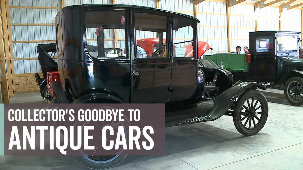 Saying goodbye to antique cars: Iowa man parts with collection