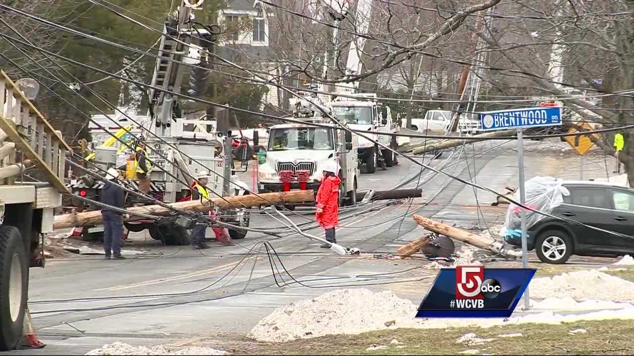 Utility Poles Destroyed By Drunken Driver In Crash, Police Say