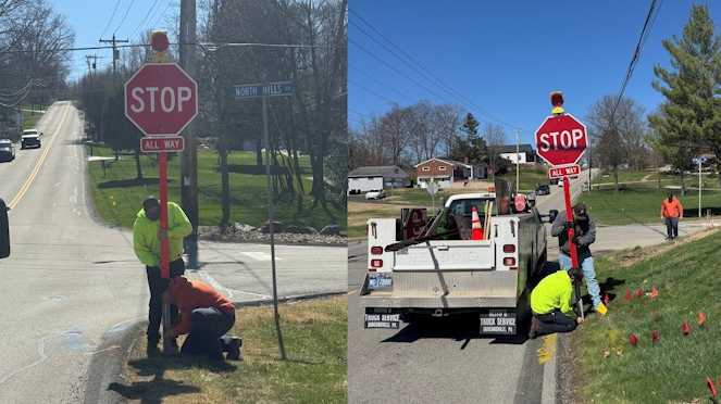 4 stop signs installed at troublesome Murrysville intersection