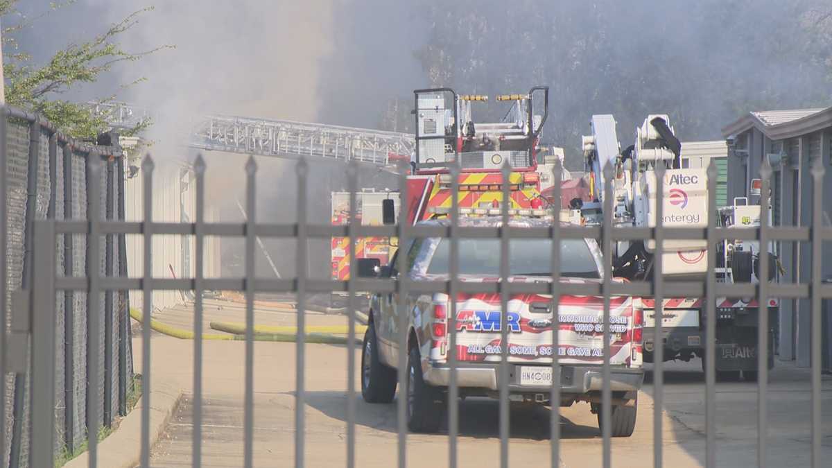 Investigators working to determine cause of storage facility fire