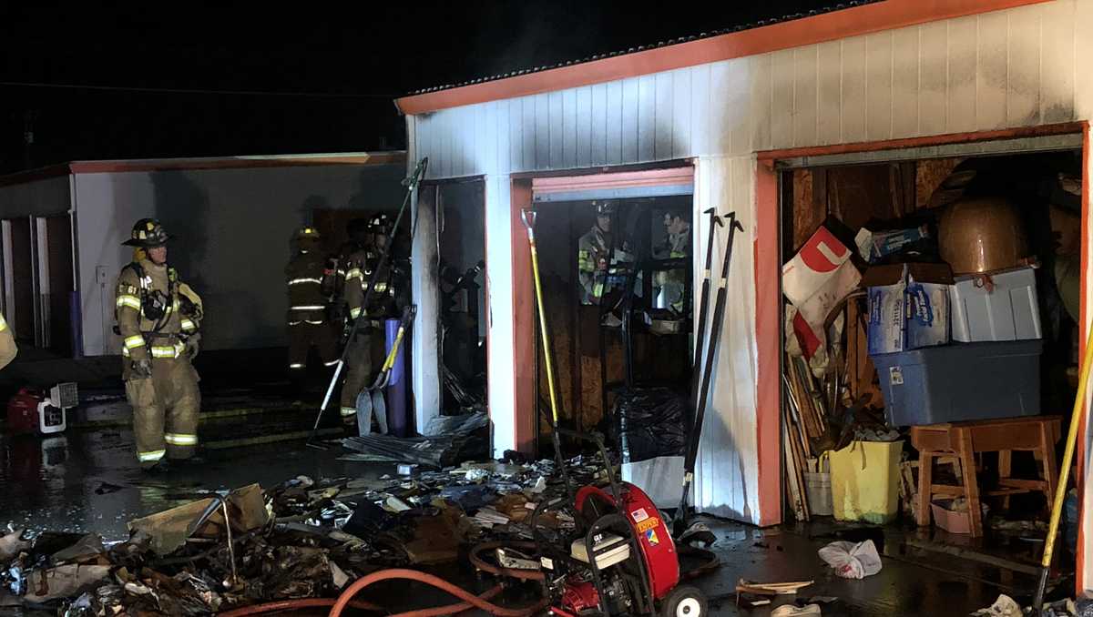 Fire sweeps through Rancho Cordova storage facility