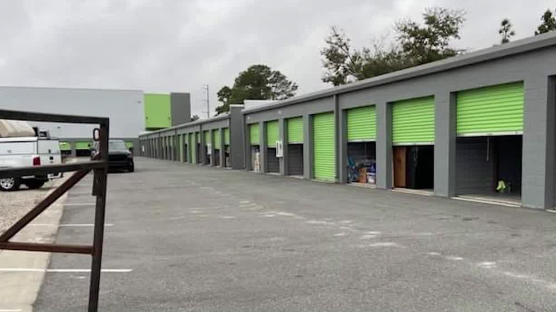 Nearly 100 units at the Orange County storage facility were broken into