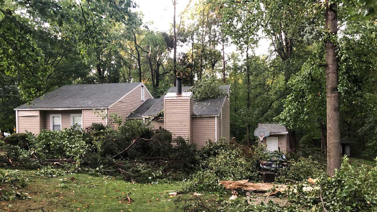 Storm winds shock Kernersville neighborhood, slam trees into homes