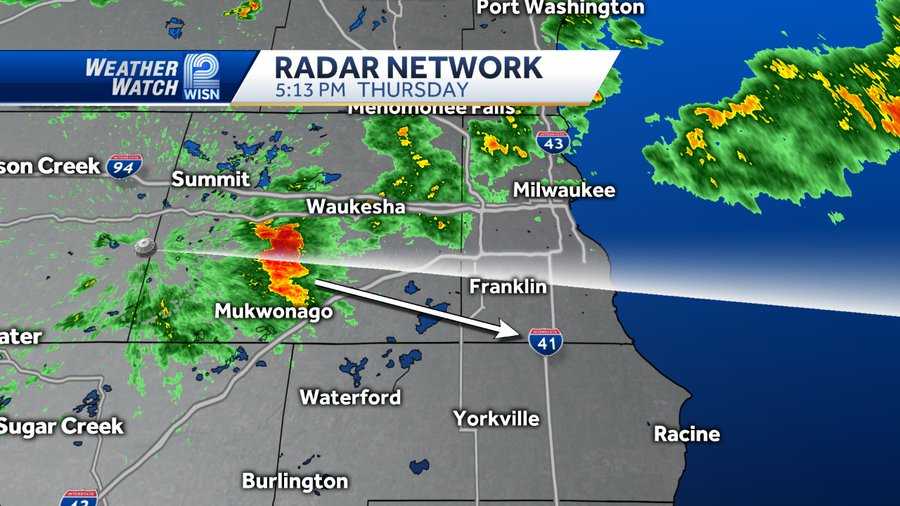 Severe thunderstorm warning issued for several counties