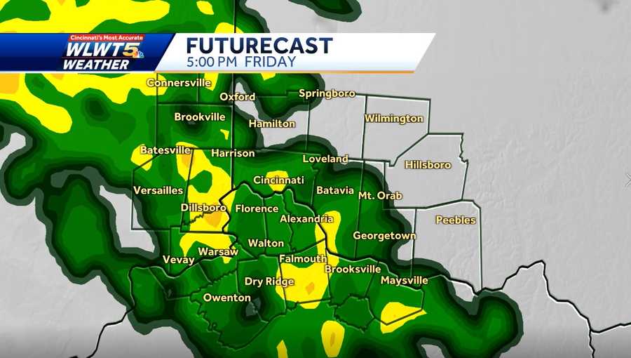 HOUR BY HOUR: When rain, storms move through Cincinnati