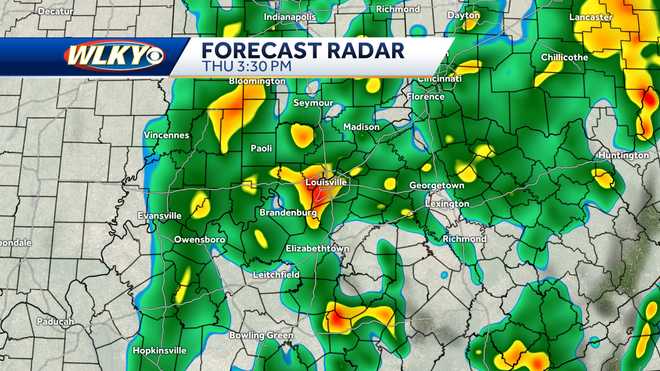 Louisville Weather Soaking Rain Storms Expected Thursday