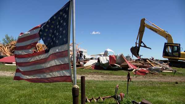 storm damage near glenwood