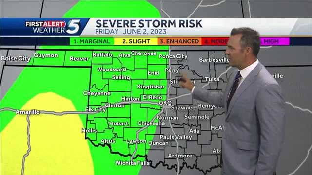 Parts of Oklahoma could see severe storms on Thursday, Friday - Vimarsana News