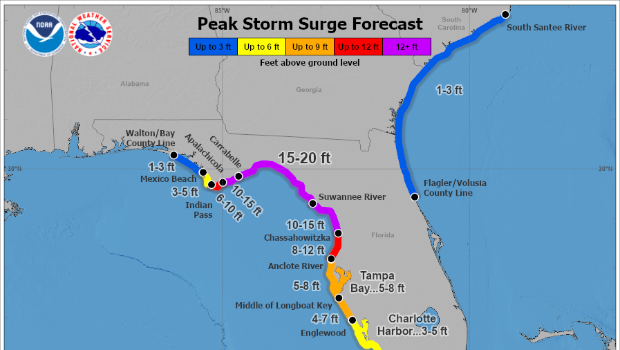 Hurricane Helene: Tampa Bay could see record water levels, storm surge