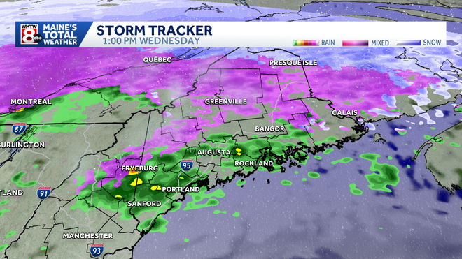 Winter weather advisory in Maine for Wednesday, March 11