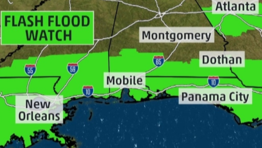 Flooding: Tropical storm to bring heavy rain to northern Gulf Coast