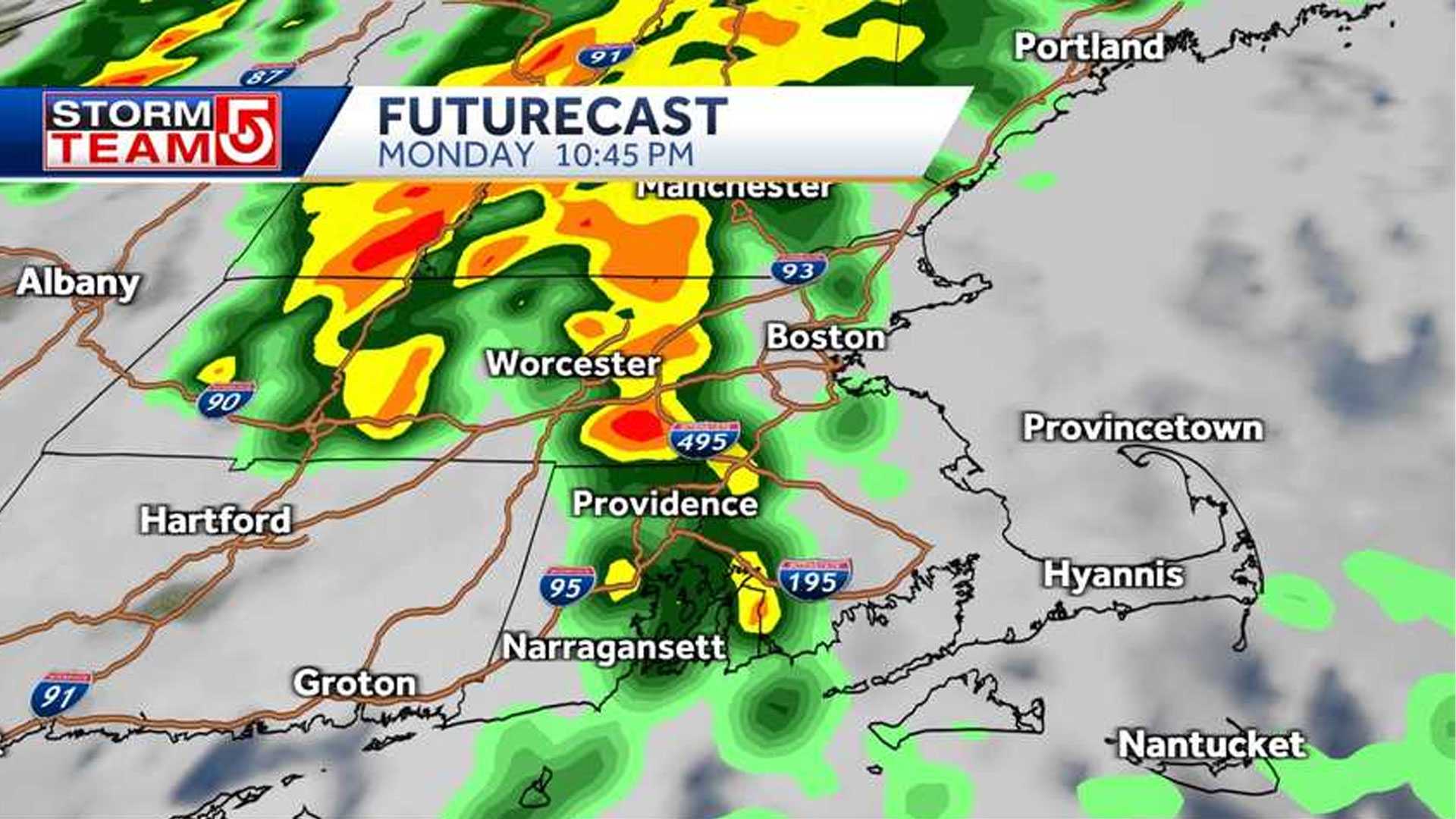 Chance of downpours that could cause flooding in Mass. late on Memorial Day - Vimarsana News