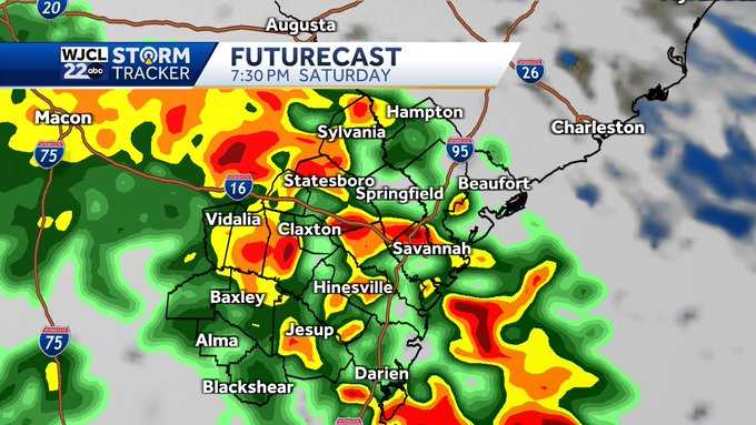 Savannah: Tracking The Potential For Severe Thunderstorms