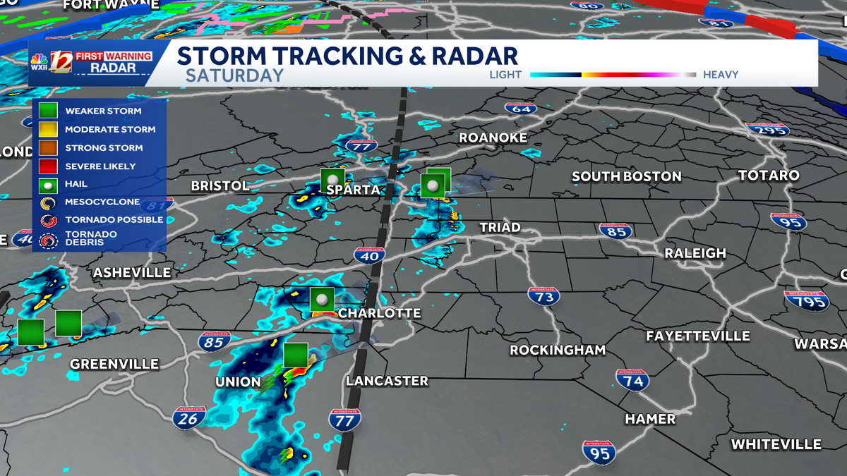 Nice start to the weekend, rain and storms on Easter Sunday