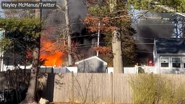 Oxygen tanks explode, fuel 'astounding' Stoughton, Massachusetts, house fire seen for miles - Vimarsana News