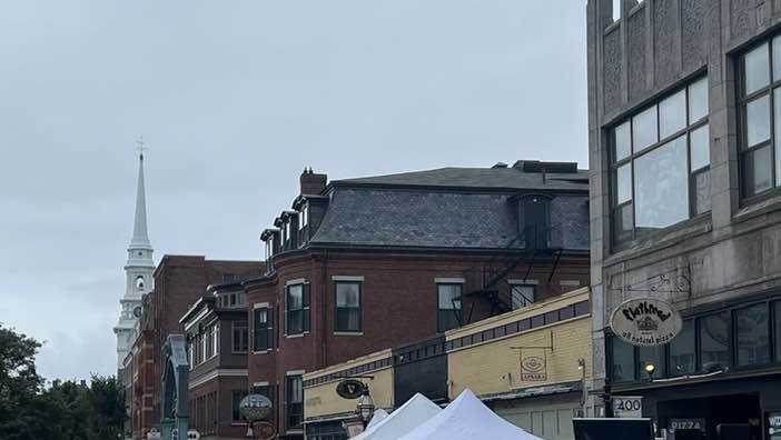 Photos from Portsmouth, New Hampshire street dinner party