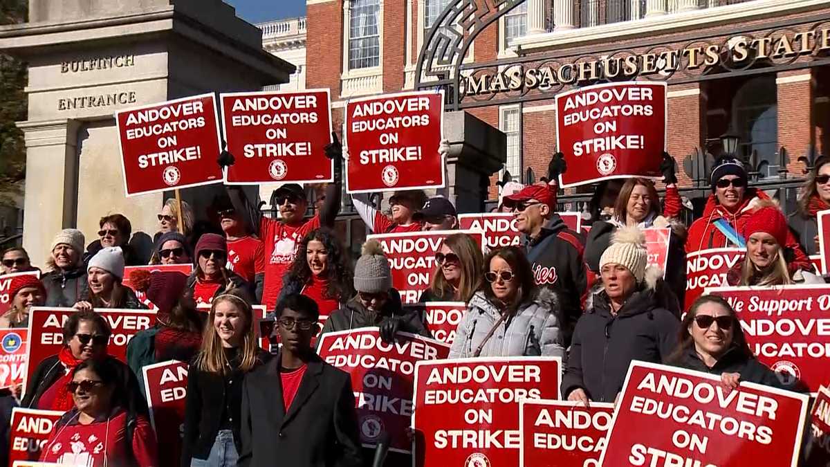Andover teachers sign new contract, ending strike after 5 days