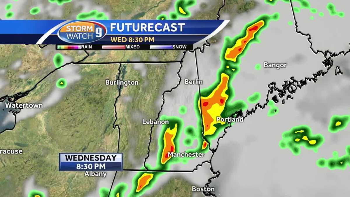 Strongest storms may feature gusty winds, small hail